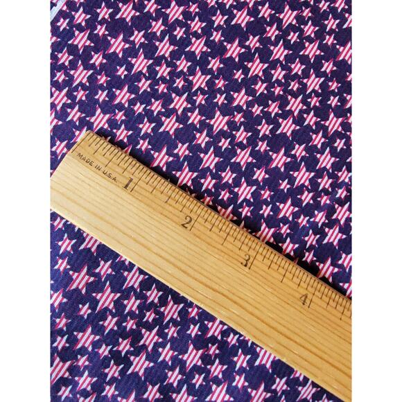 Patriotic Stars Fabric Quilting Cotton USA White 4th of July 2 yards 33 In - Picture 4 of 4